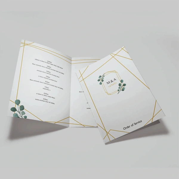  Wedding Order Of Service